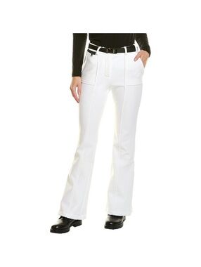 Erin Snow Zola Bootcut Pants in White, Size 6 New w/Tag Retail $628